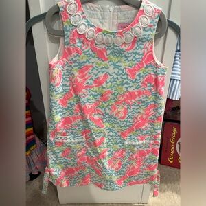 Lilly Pulitzer Pink and Blue Kids Dress